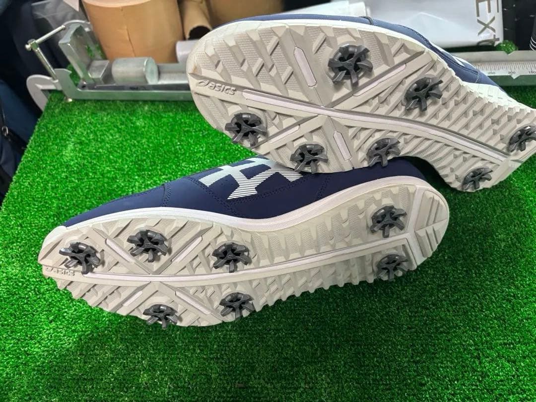 ASICS ゴルフシューズ ネイビー 29cm BOA