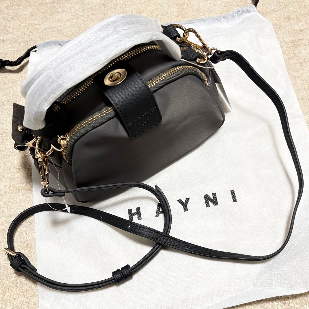 未使用　ヘイニ　HAYNI ベイビーナイロンロシェ　ショルダーバッグ　ミニ