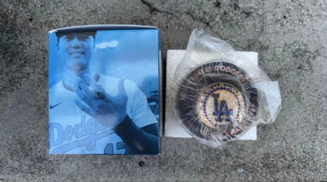 【球場配布】大谷翔平 チャンピオンリング ドジャース ドジャースタジアム