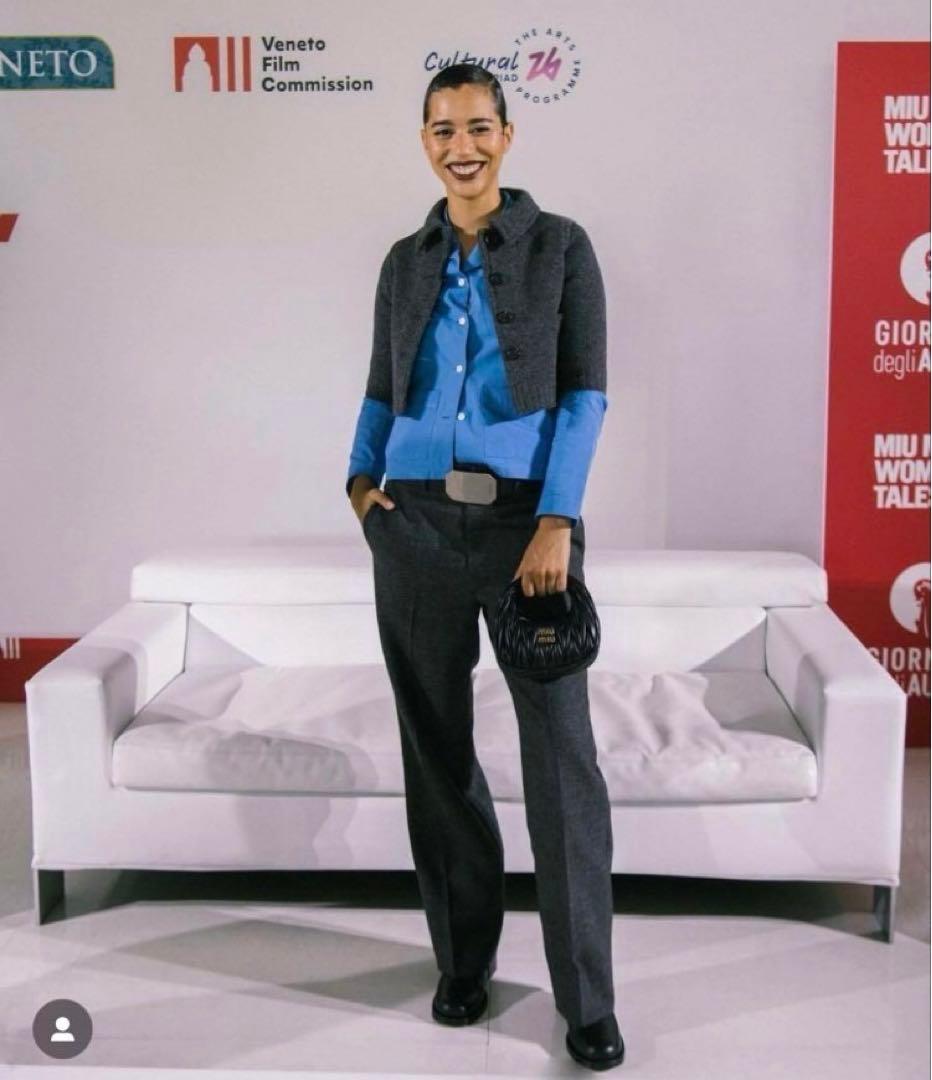 24aw miumiu スラックス　トラウザー　パンツPRADA