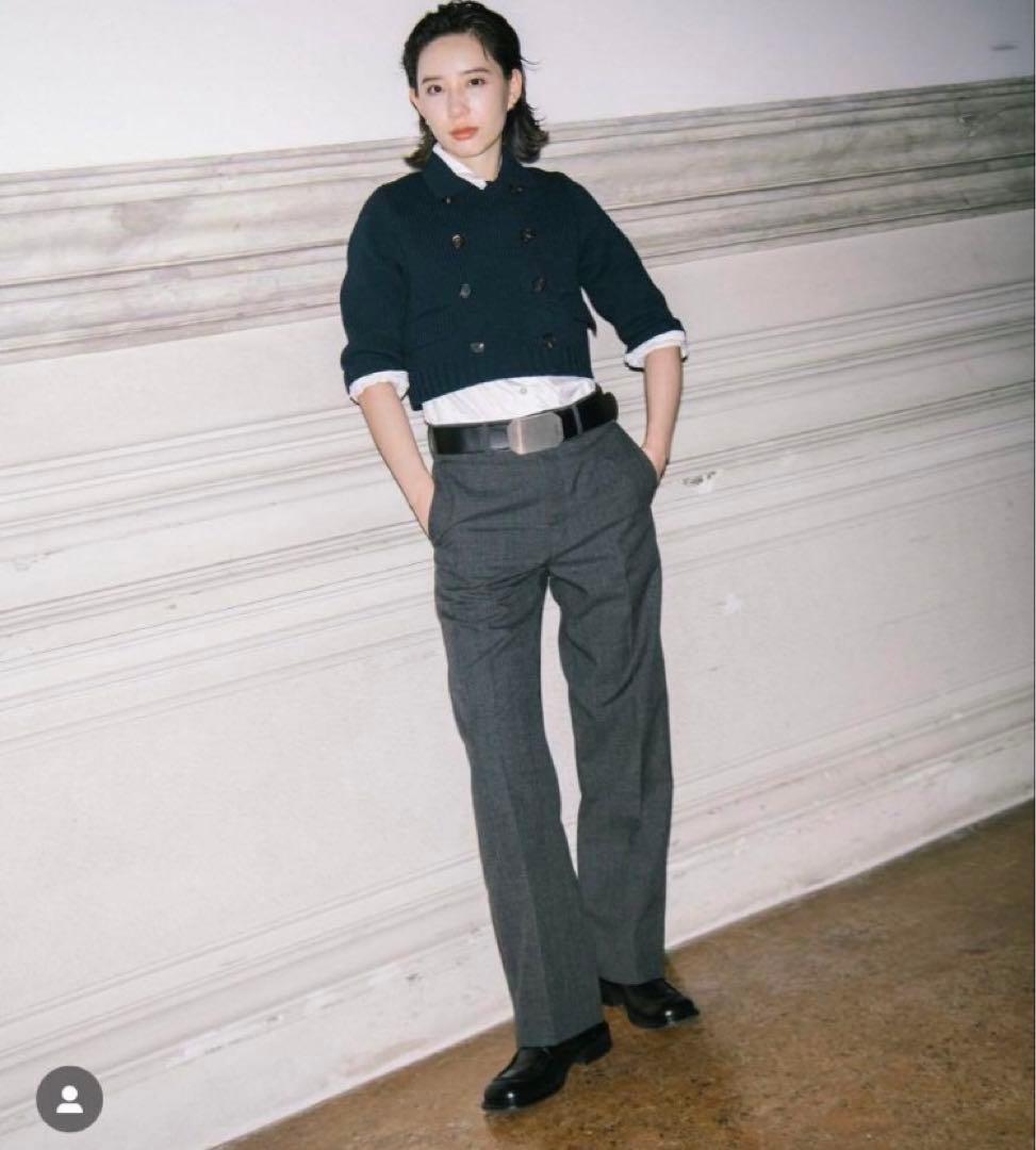 24aw miumiu スラックス　トラウザー　パンツPRADA