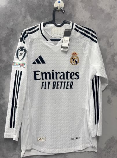 24/25 レアル・マドリード ホーム 長袖 ユニフォーム クロース 8