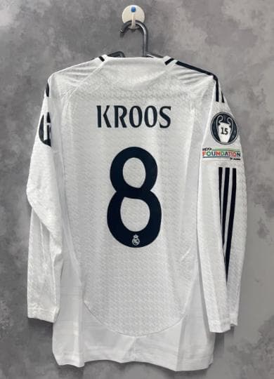 24/25 レアル・マドリード ホーム 長袖 ユニフォーム クロース 8