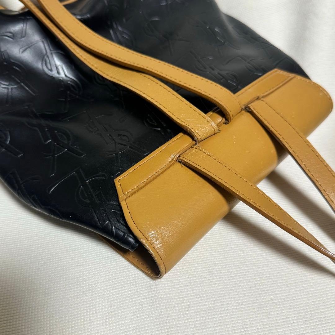Saint Laurent イヴサンローラン レザー リュック リピート YSL