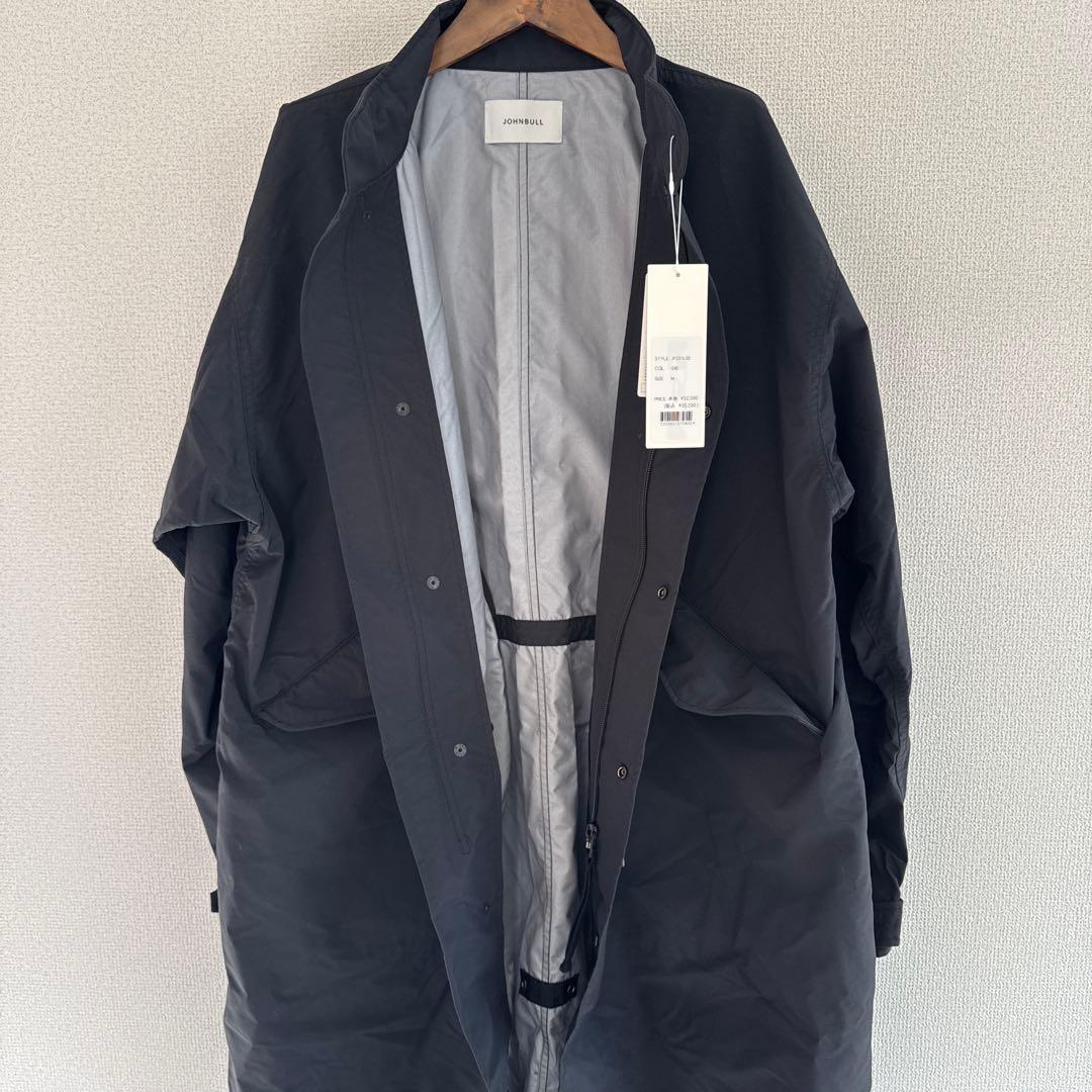 Johnbull新品 ブラック モッズコート
