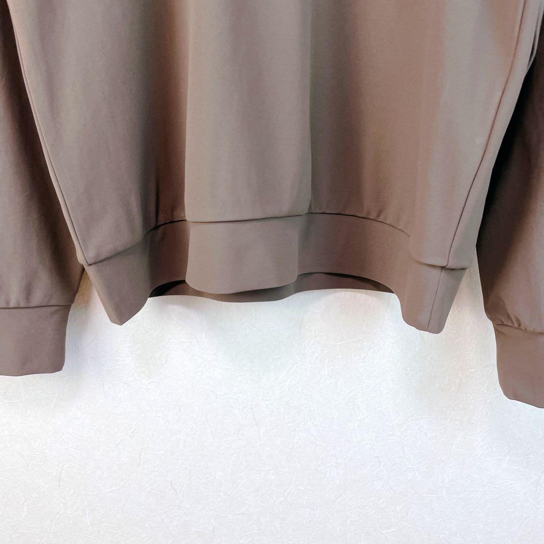 【新品未使用 アルチビオ】機能素材ラガー襟長袖プルオーバー38号