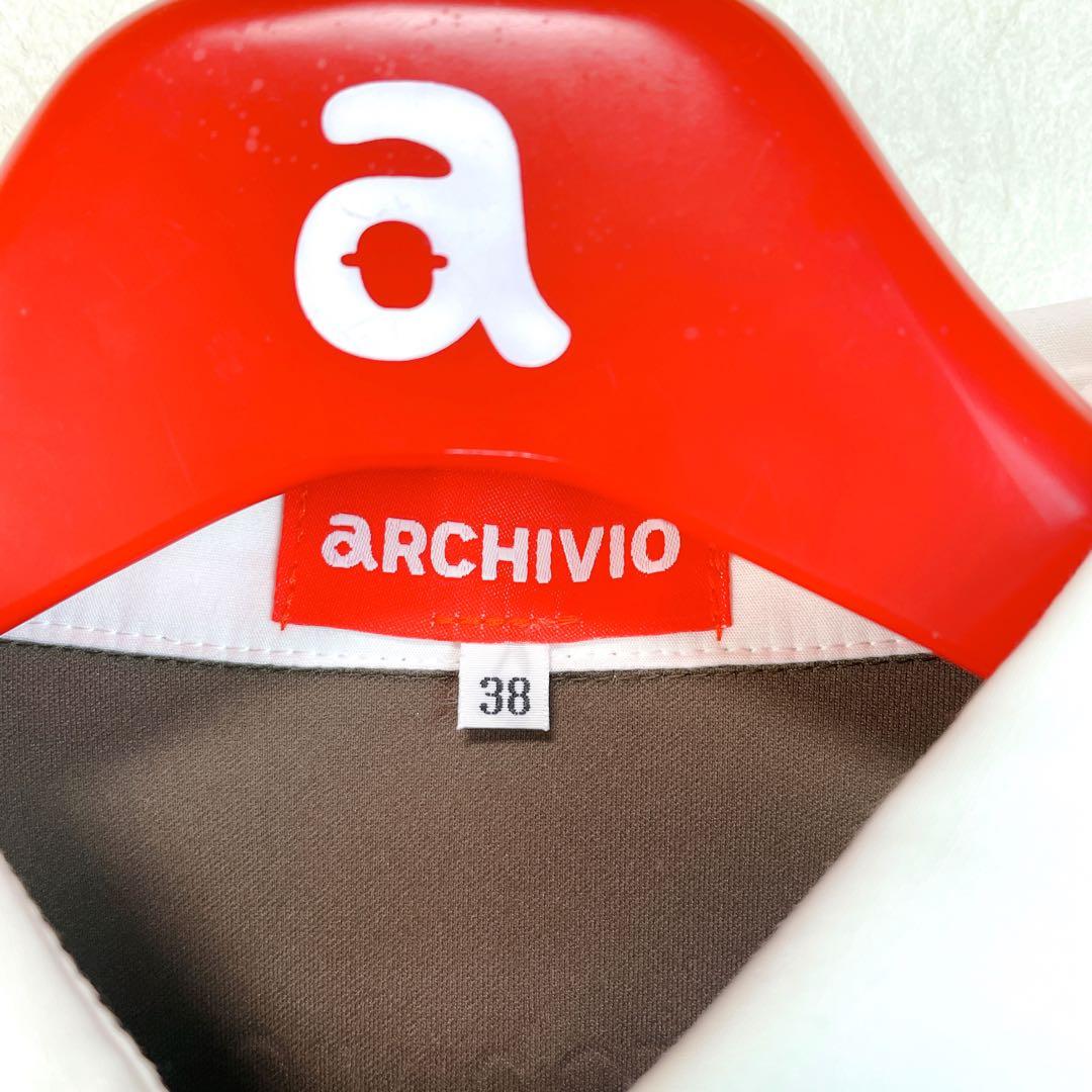 【新品未使用 アルチビオ】機能素材ラガー襟長袖プルオーバー38号