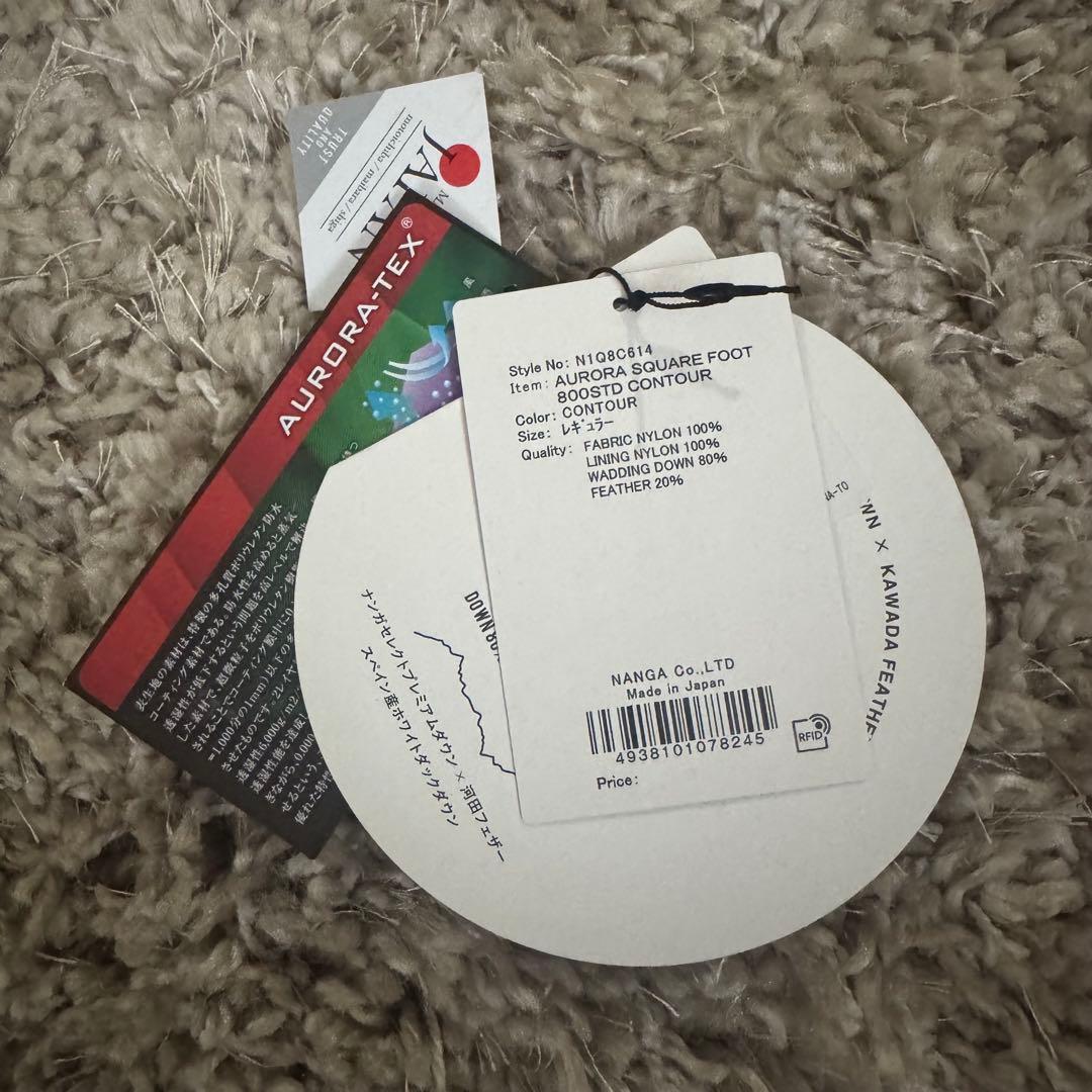 ナンガ シュラフ スクエアフット800 限定カラーベージュ 未使用②