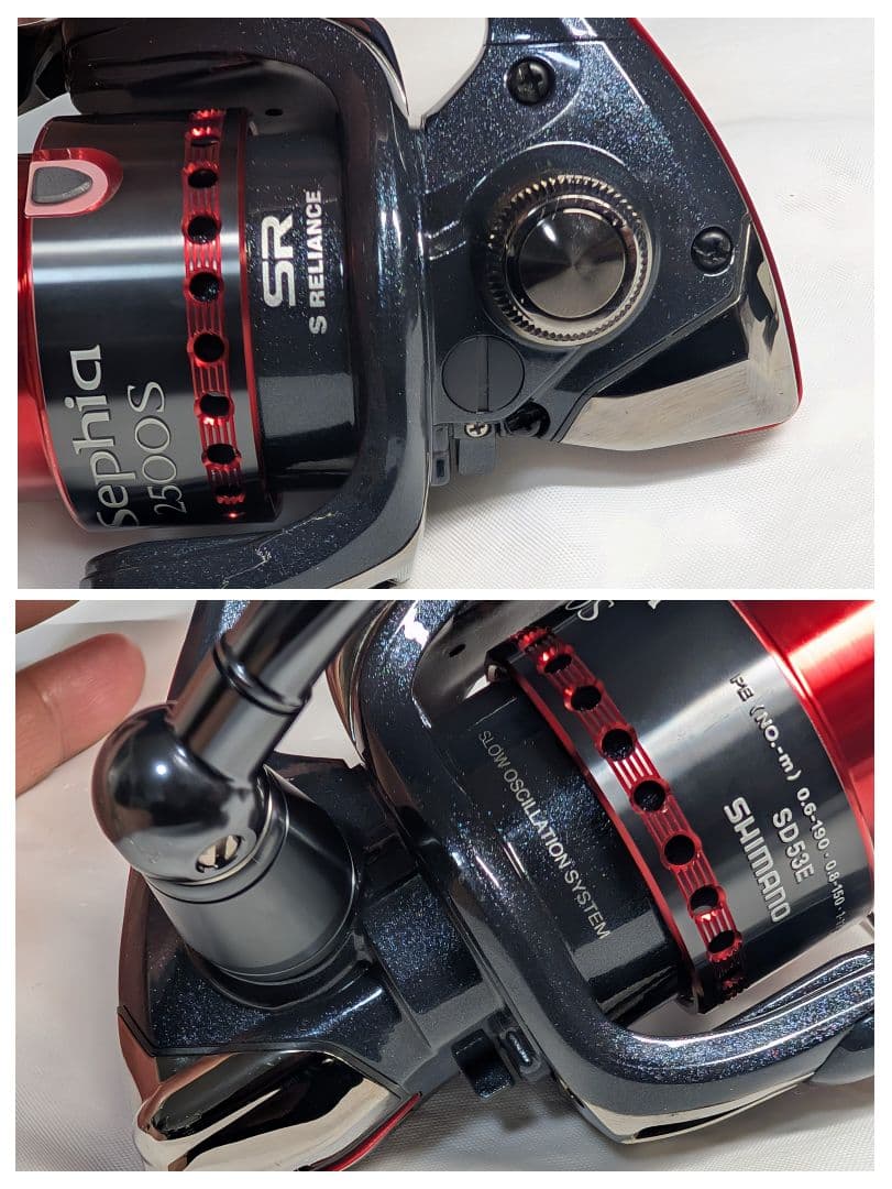 シマノ 右専用　管18GY 06セフィア　2500S　日本製