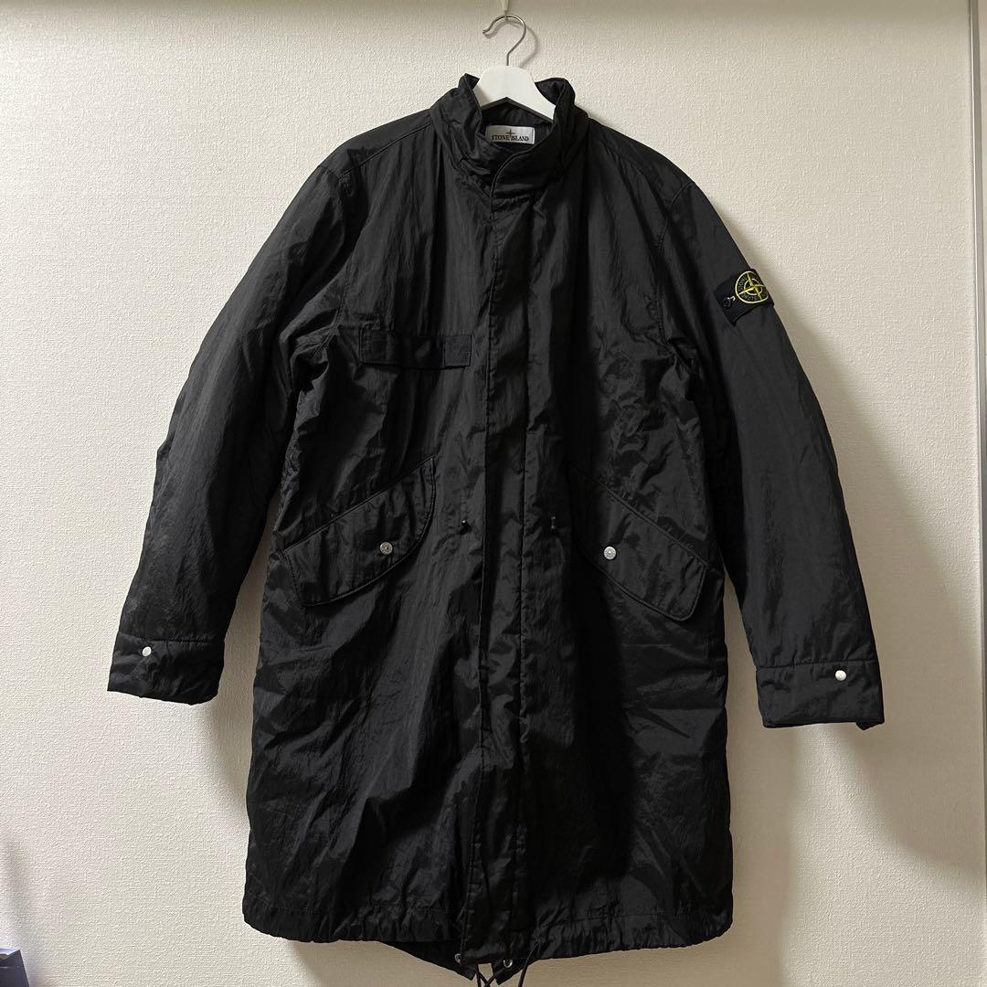 STONE  ナイロンメタル プリマロフト モッズコート M