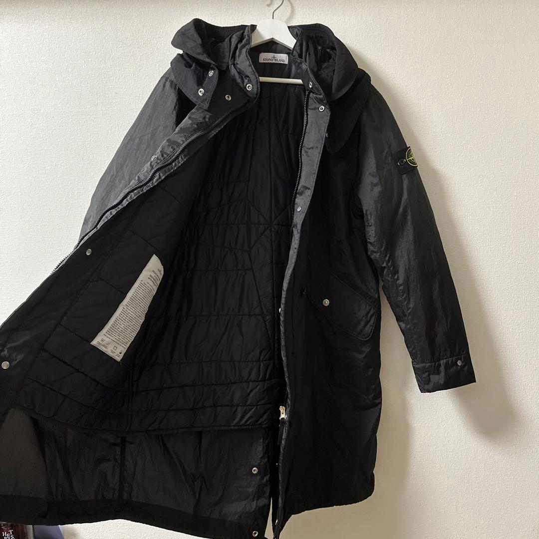 STONE  ナイロンメタル プリマロフト モッズコート M