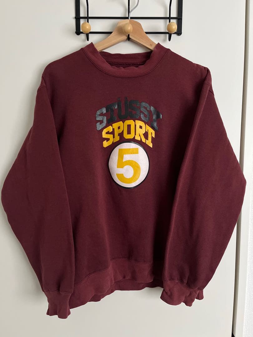 希少stussy sport スウェットトレーナー90s
