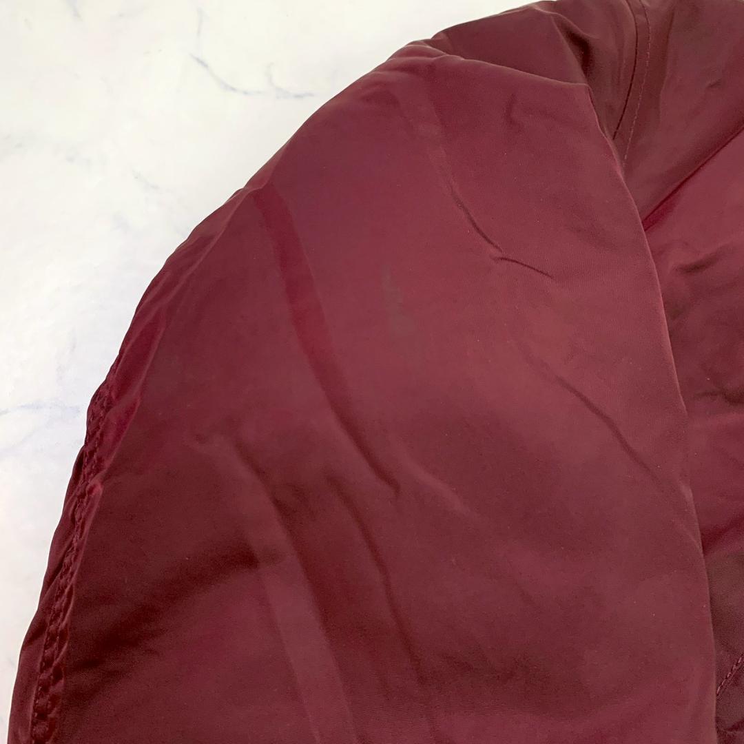 希少カラー★ 90s USA製 ALPHA MA-1 ボルドー L　D947