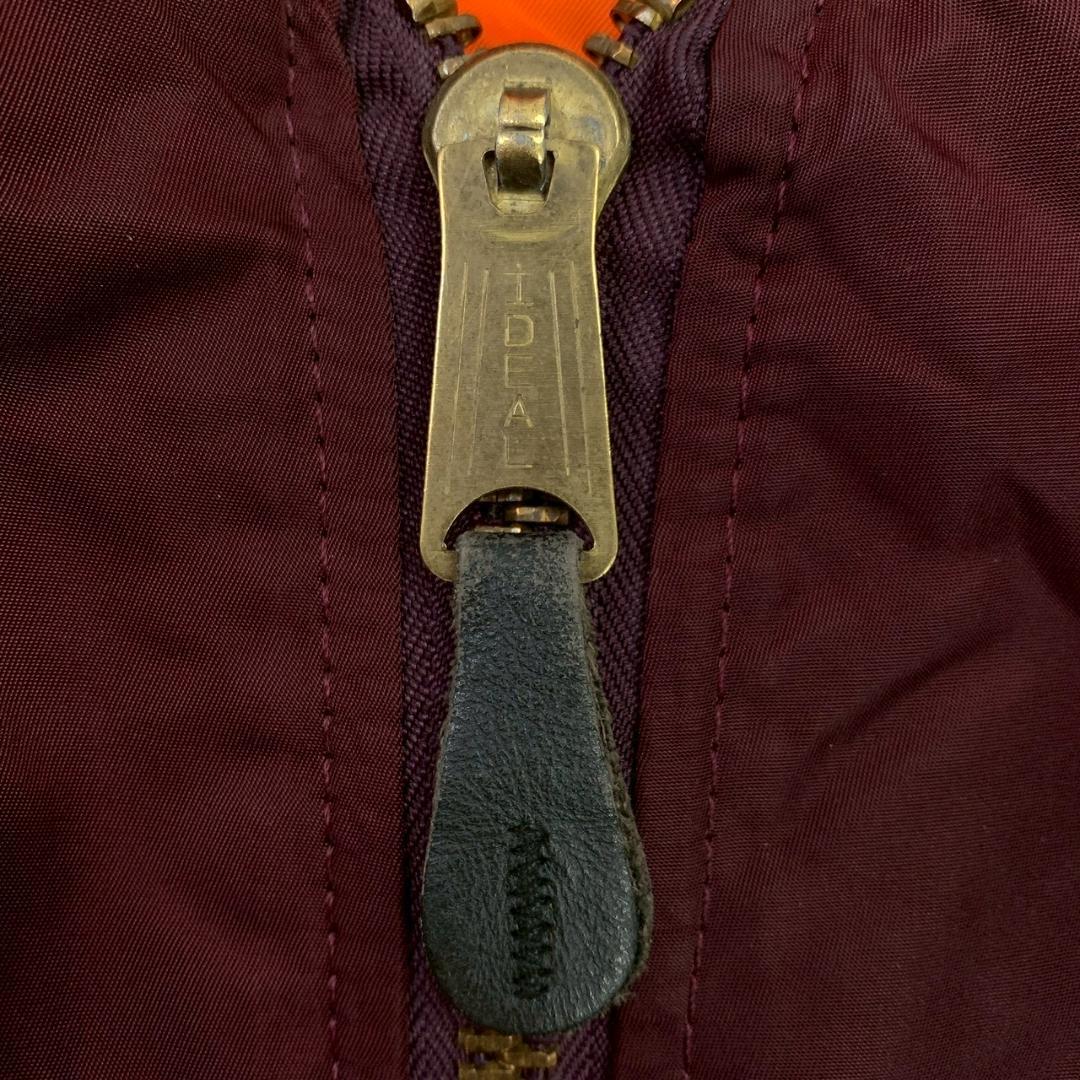 希少カラー★ 90s USA製 ALPHA MA-1 ボルドー L　D947