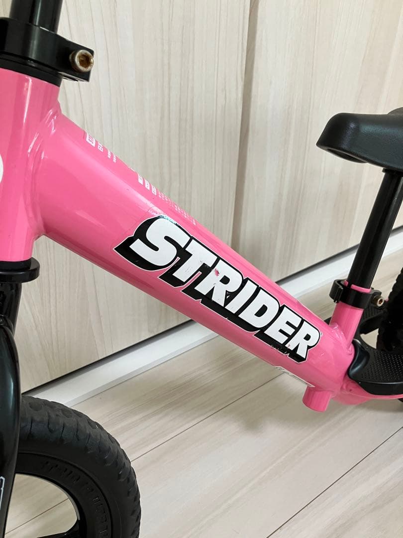 STRIDER ストライダー スポーツバランスバイク ピンク 付属品セット