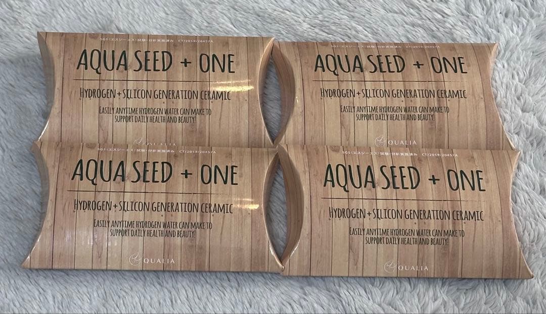 AQUA SEED + ONE 水素・ケイ素発生セラミック 4個セット - メルカリ