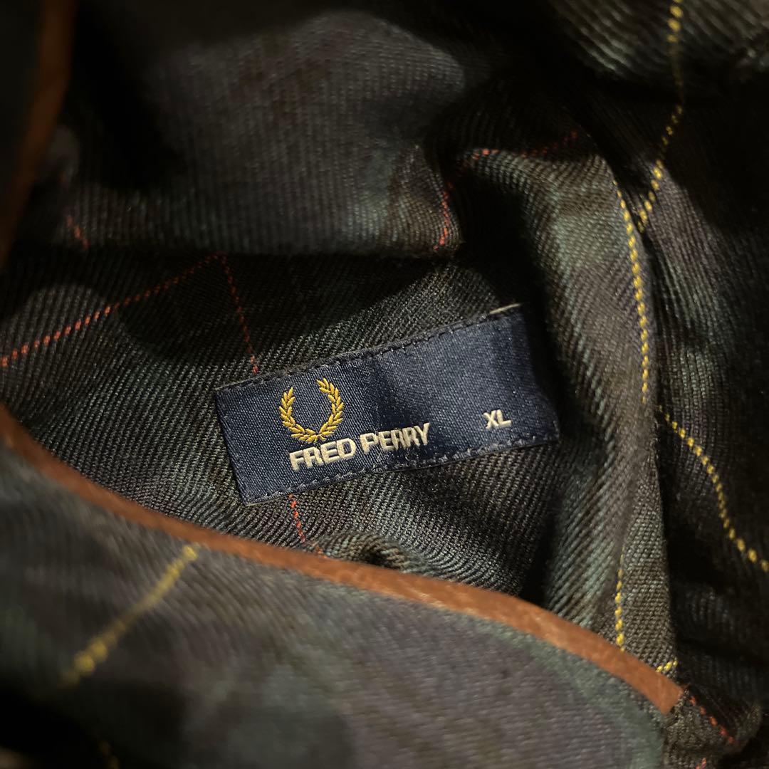 Fred Perry チェック キルティング ブルゾンリバーシブル