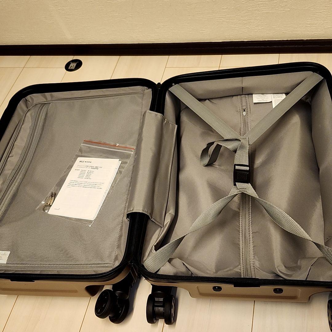 無印良品　MUJI 4輪スーツケース　キャリーケース　ベージュ　36L