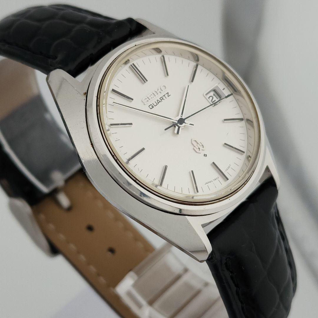 希少【稼働品】SEIKO クォーツ 腕時計 3803-7030 新品電池交換済