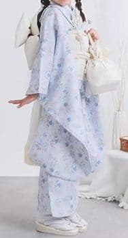 【15点セット】七五三 着物 7歳 女の子 四つ身 くすみ