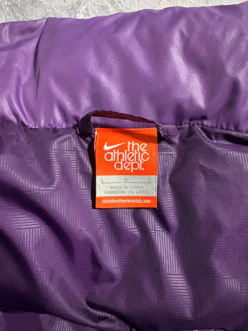 ジャケット・アウター 00s NIKE puffer down jacket purple 550 L