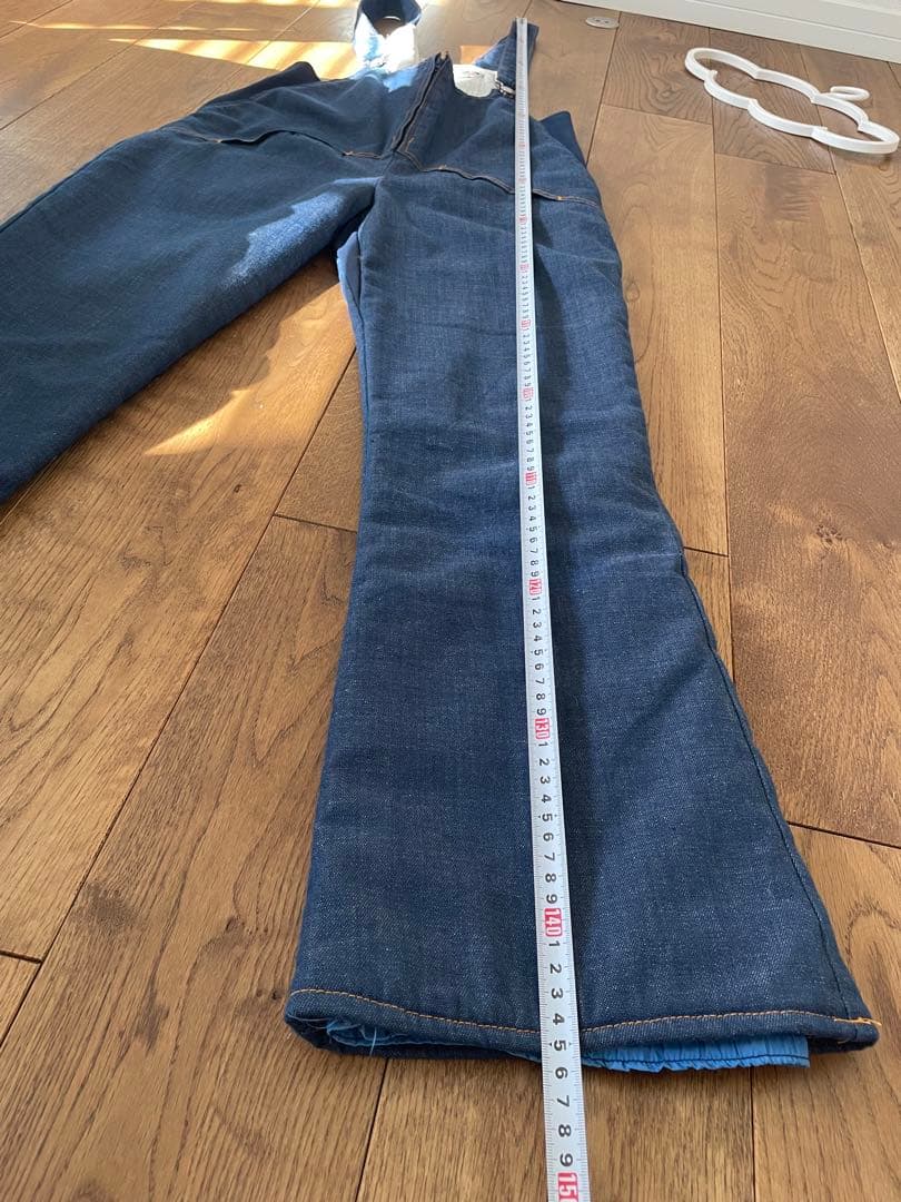 USA製】オーバーオールスノーウェア ブーツカットデニムサロペット フレア