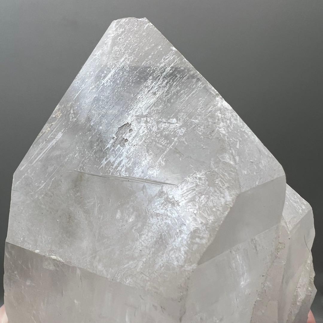 （m13）マニカラン水晶マスタークリスタル虹レムリアンリッジ大型単結晶