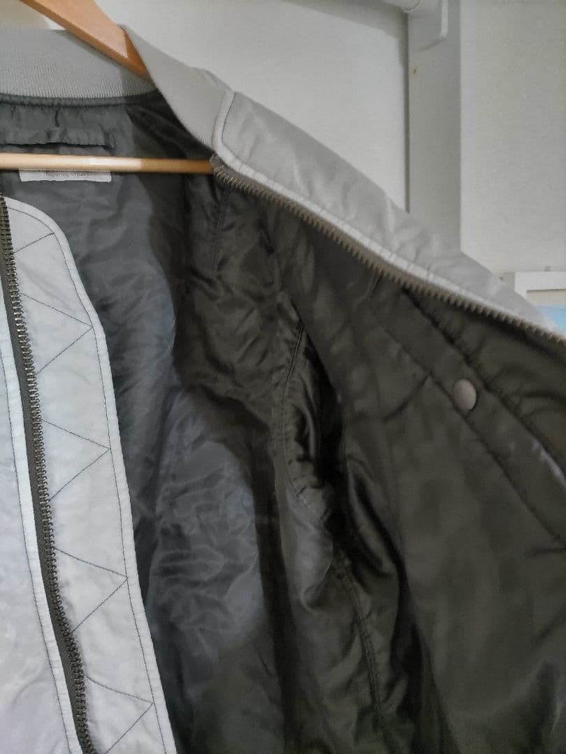 新品ジャーナルスタンダード　グレー MA-1 フライトジャケット M