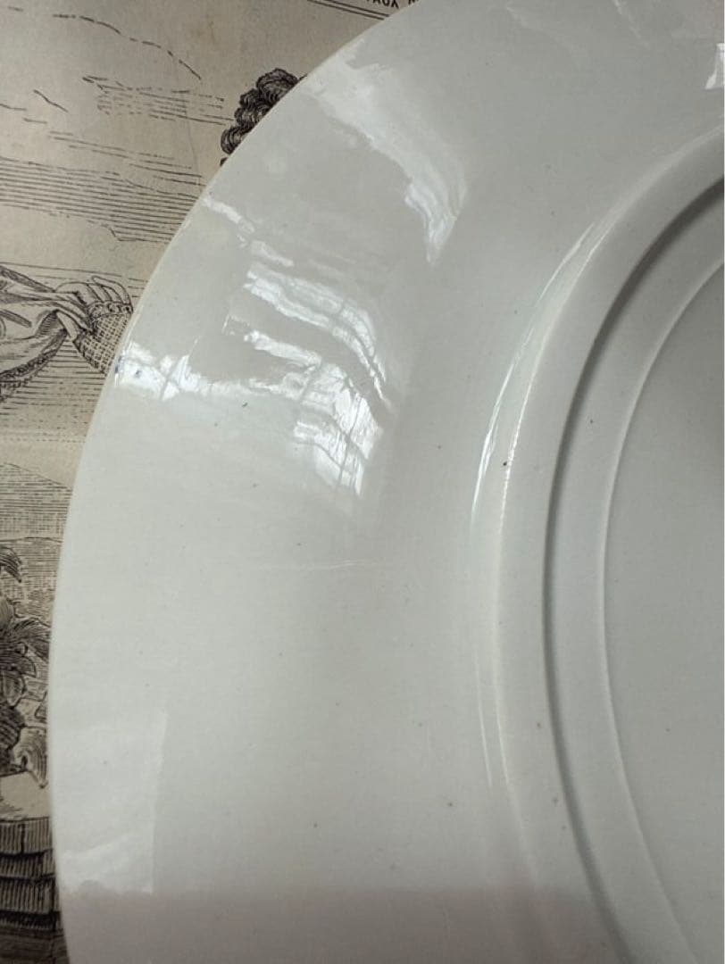 Sarreguemines Mozart Rouge 24cm平皿