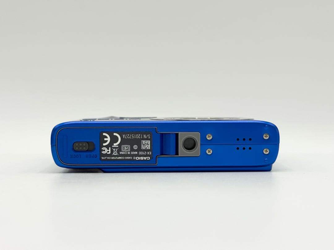 美品】 CASIO EXILIM EX-Z100 ブルー 動作確認済み