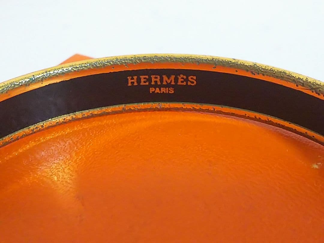 価格高騰中！！エルメス エマイユ 廃盤 レア 七宝焼 バングル レッド　花柄