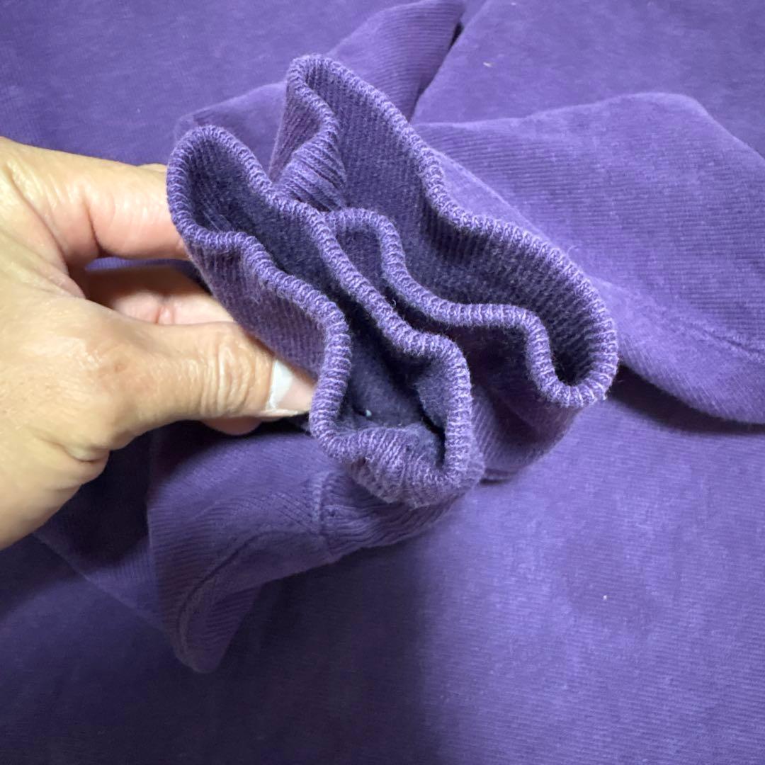 チャンピオン　リバースウィーブ　usa製 80s90s00s Ｌ　無地　パープル