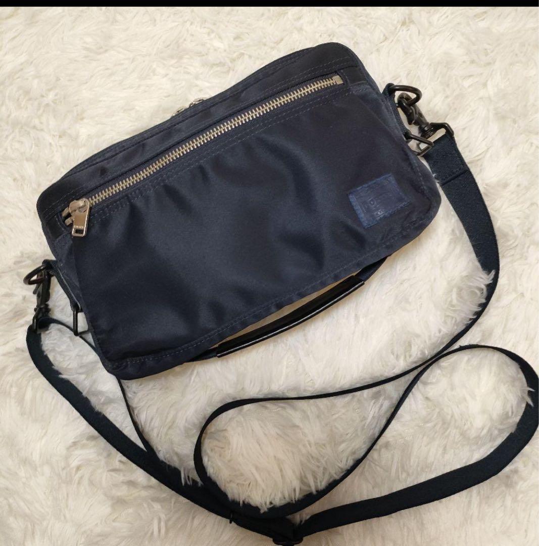 ポーター PORTER LIFT リフト ショルダーバッグ ／ネイビー