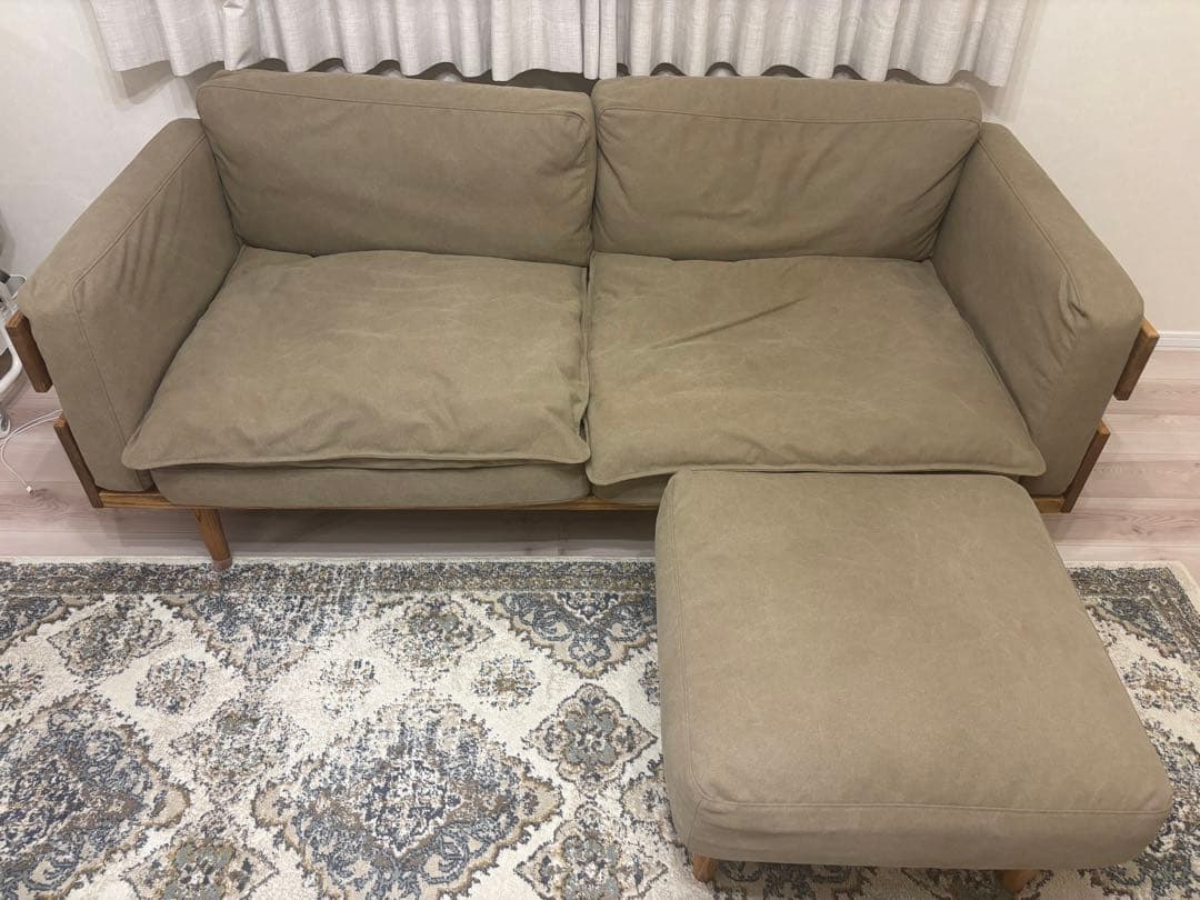 MOMOnatural FOB SOFA | 3P ソファー、オットマンカバー