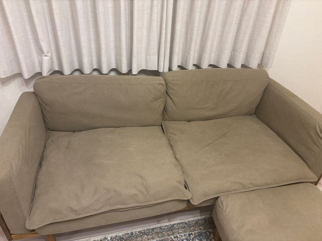 MOMOnatural FOB SOFA | 3P ソファー、オットマンカバー