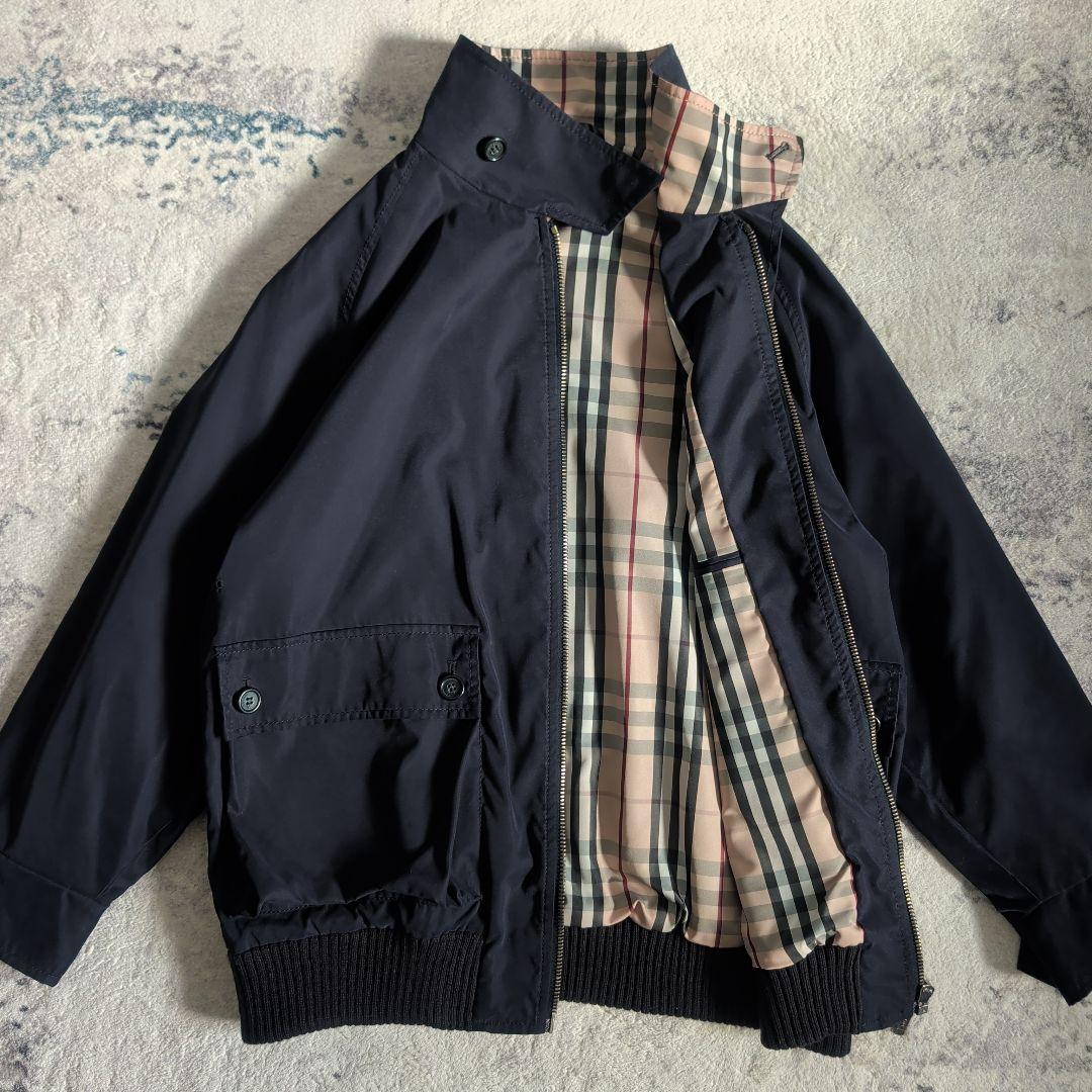 バーバリー ロンドン ノバチェック ハリントンジャケット ブルゾン 裏チェック