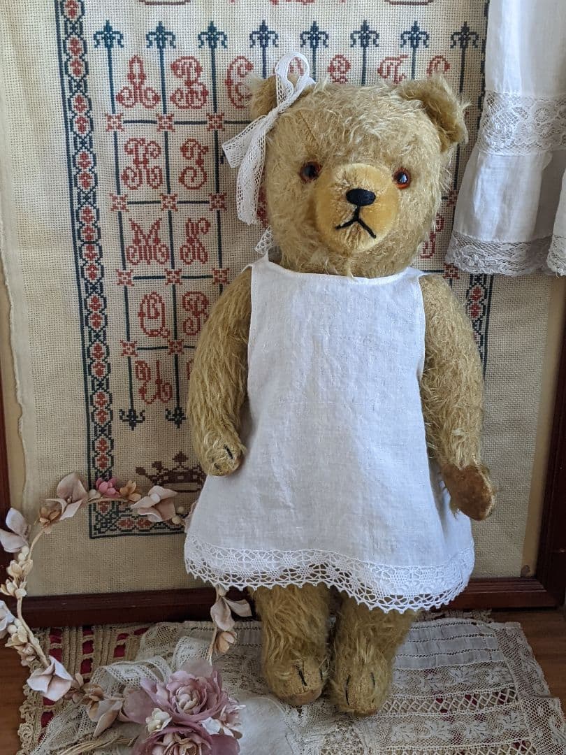j】アンティークベア アンティークテディベア ハーマン - メルカリ