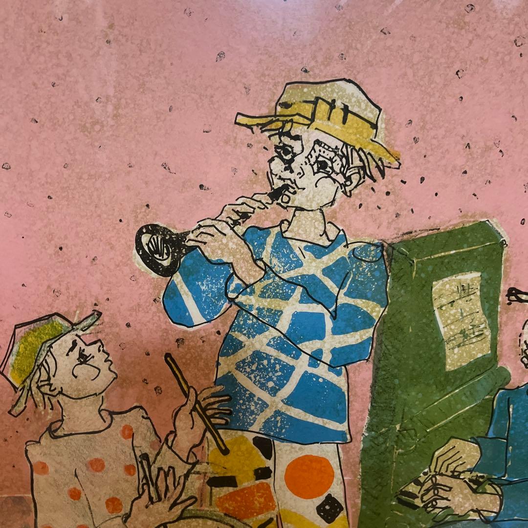 ポール・アイズピリ「少年の音楽隊」リトグラフ 本人サイン有 - メルカリ