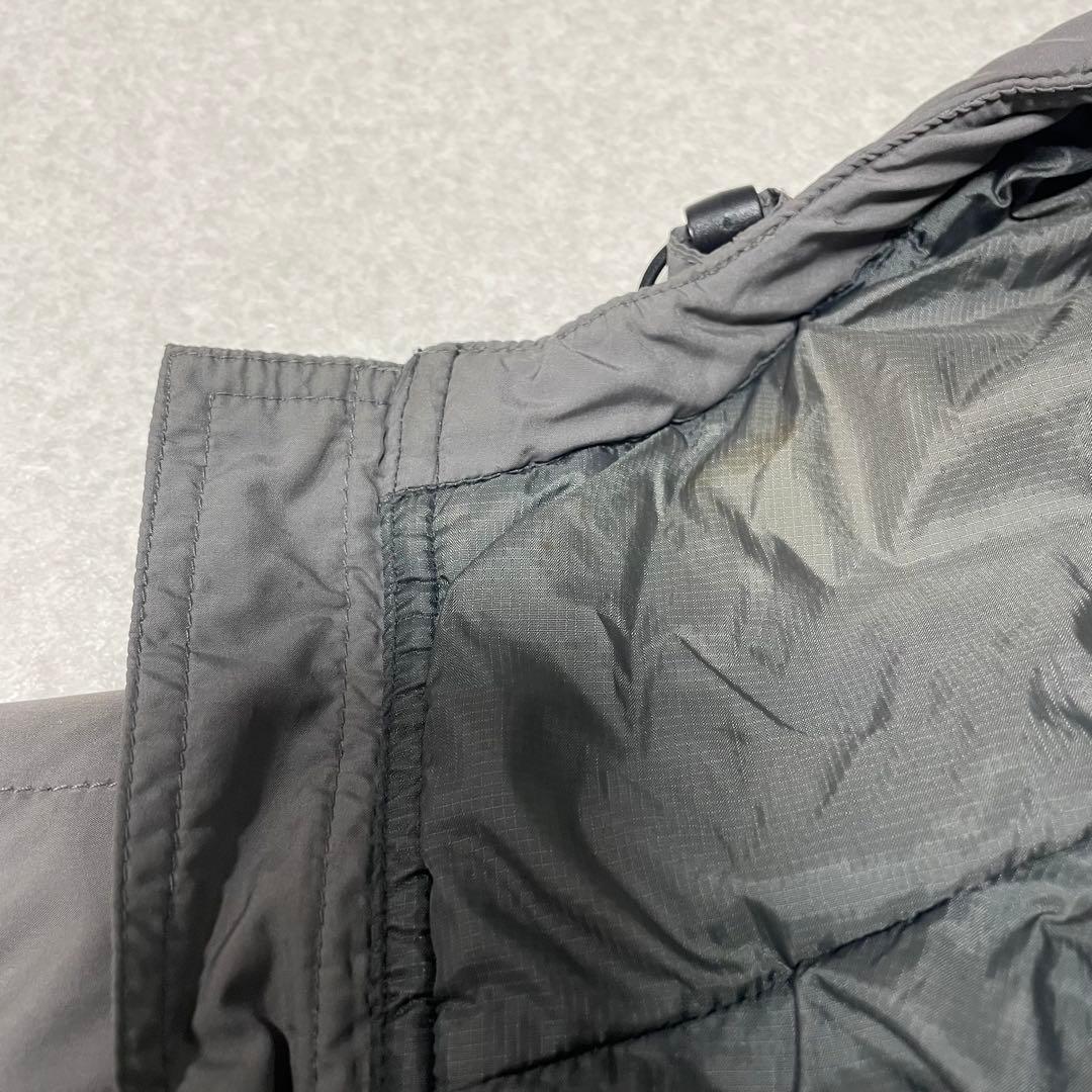 コロンビア hooded puffer jacket テックグレー　短丈　ダウン