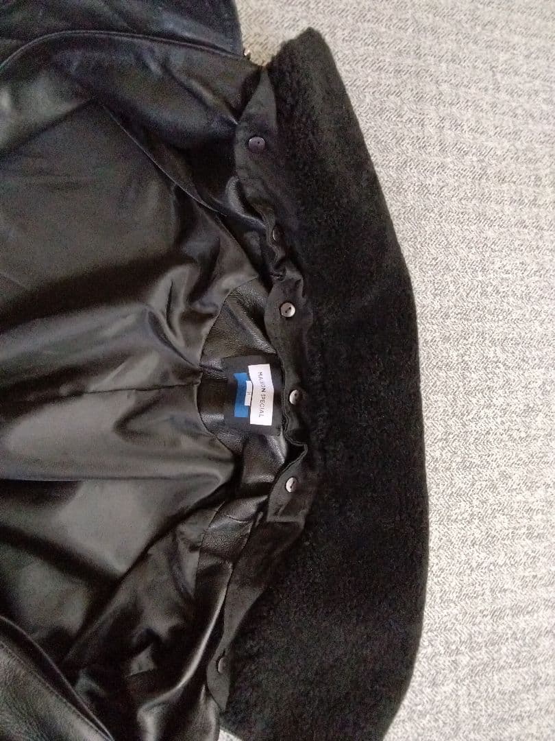 MAISON SPECIAL　レザームートン　フライトジャケット