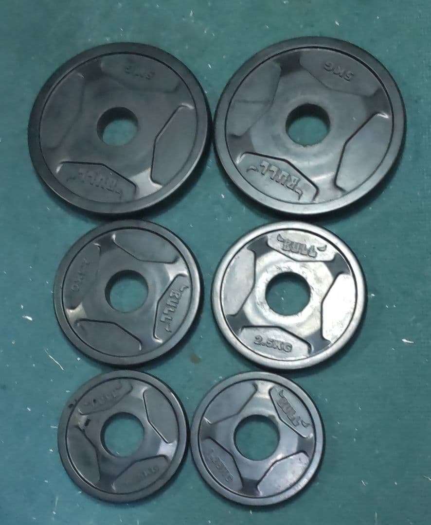 BULL 50mm 用 ラバープレート 67.5kgセット