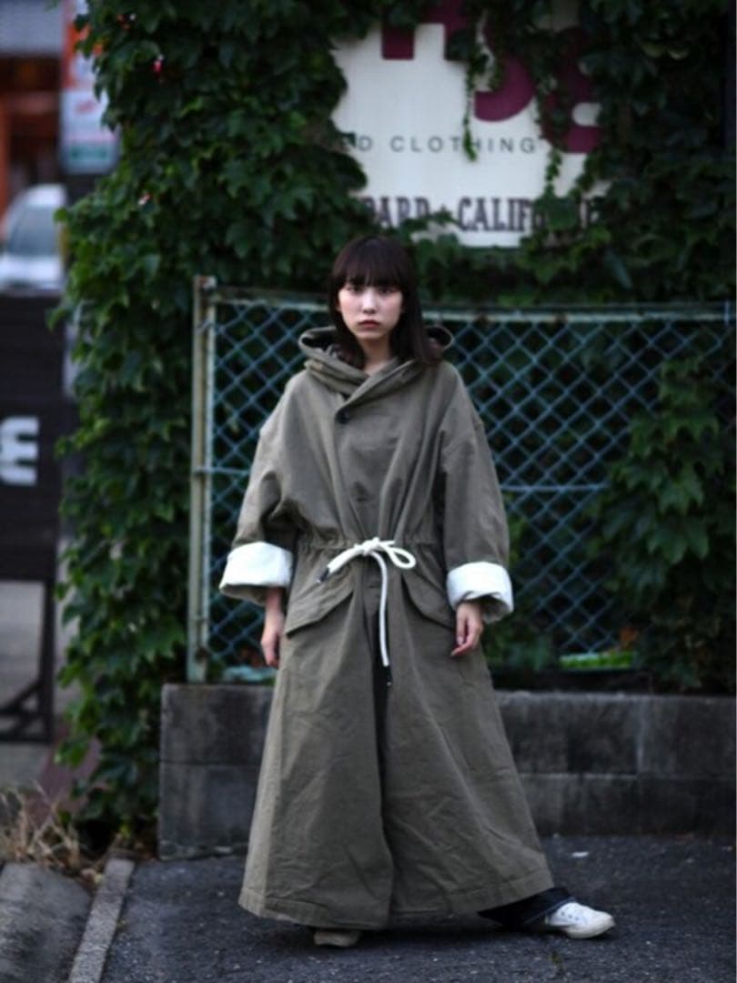 20AW my beautiful landlet 先染めビッグフードコート】 - メルカリ