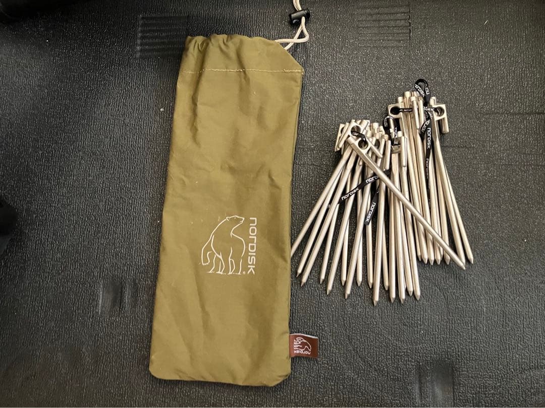 ノルディスク ペグ未使用】ノルディスク(Nordisk) ペグ 43本セット