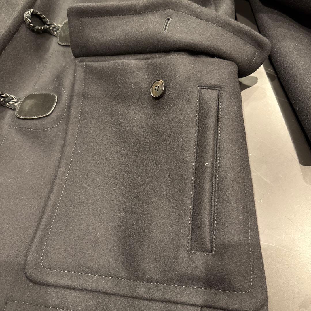 GUCCI ブラック ダッフルコート フード付き