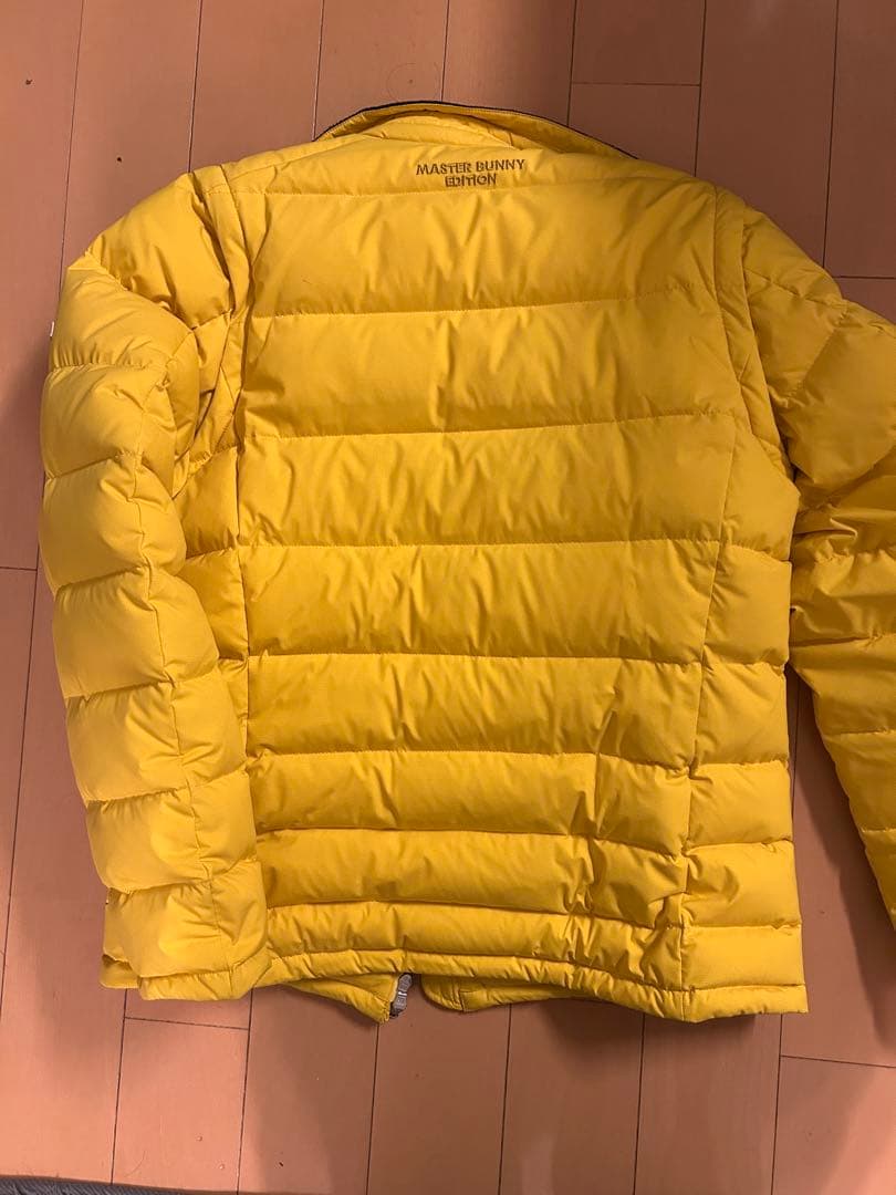 MASTER BUNNY EDITION イエロー ダウンジャケット アウトレッ