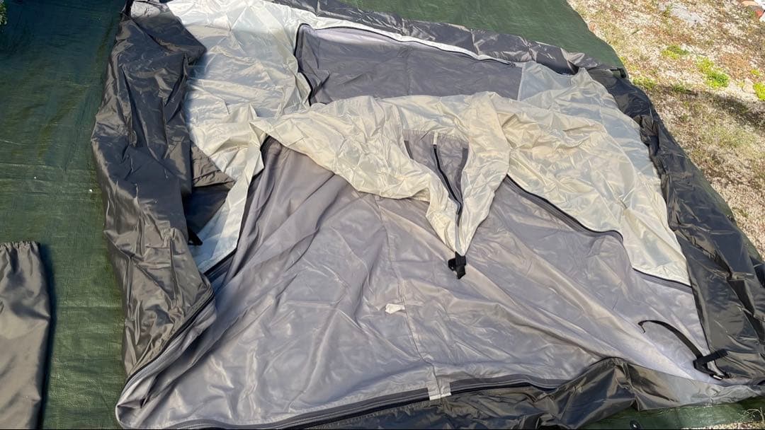 モーニンググローリーTC ＋インナーテント＋二又ポール（他のメーカー品）