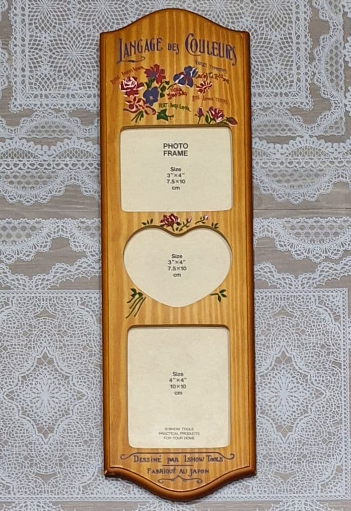 ヴィンテージ カントリー フォトフレーム フラワー ハート y2k 平成レトロ