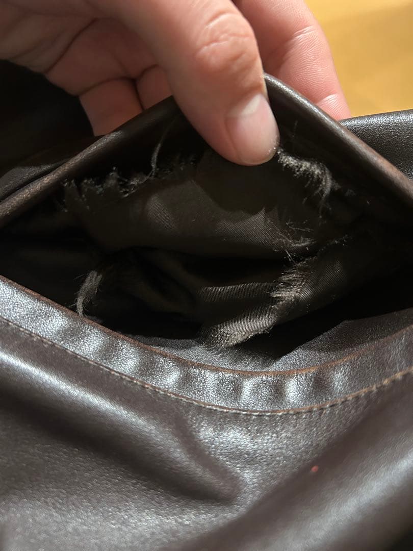 ジャケット・アウター SUPREME 05AW Leather Varsity Jacket