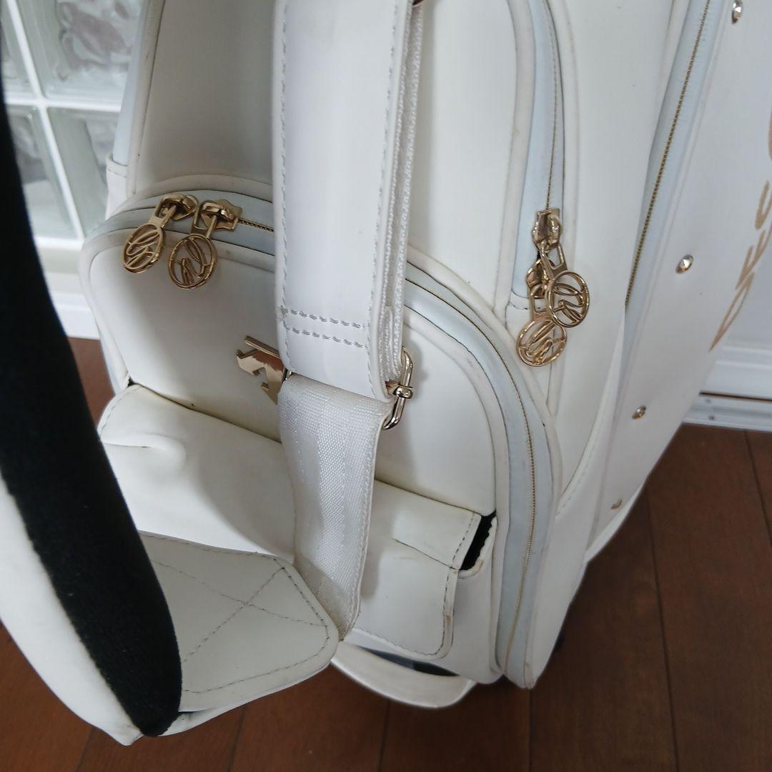 DESCENTE ゴルフバッグ ホワイト