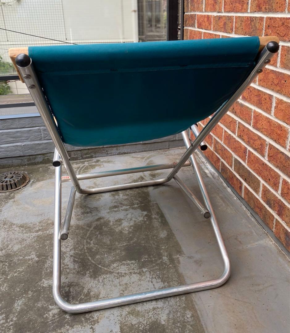 廃盤品 USA製 コールマン Coleman ロッキングチェア アウトドアチェア